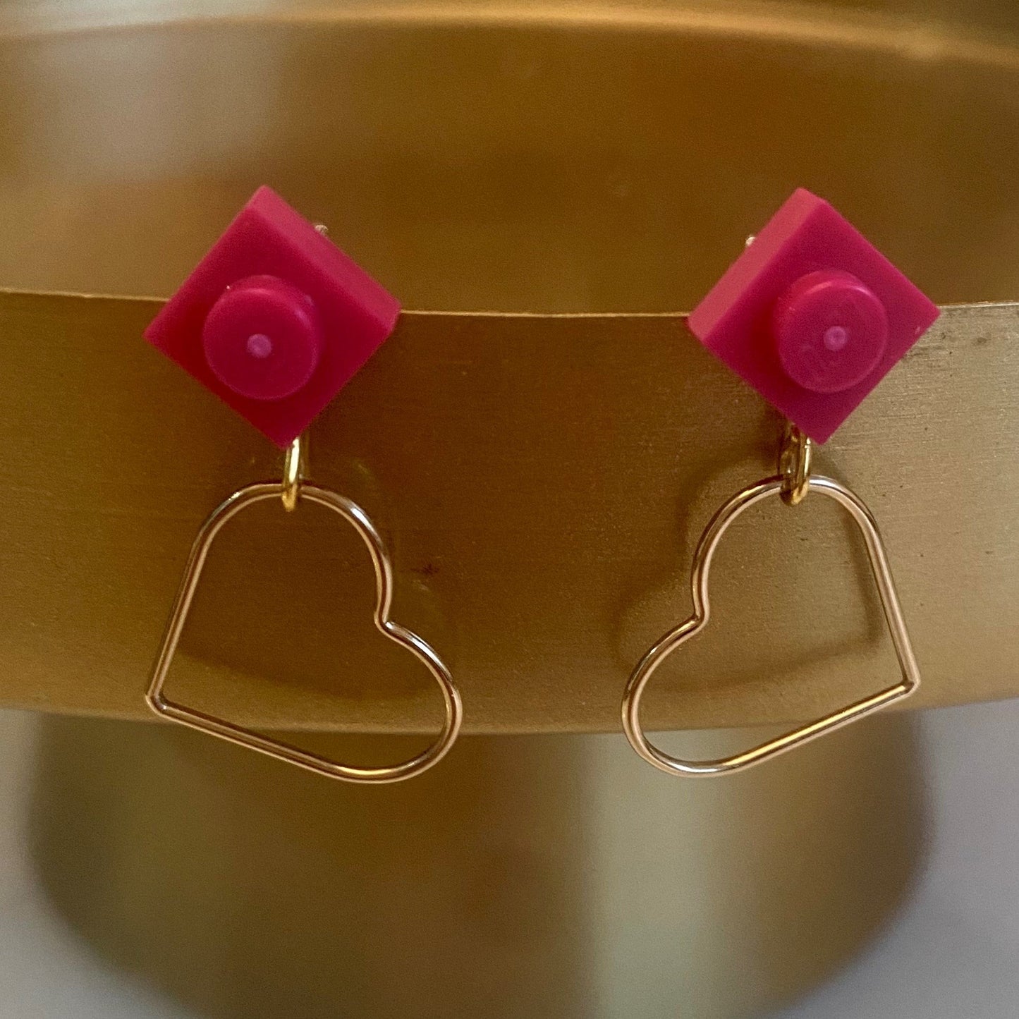 Boucles d'oreilles coeur - Les Amoureuses