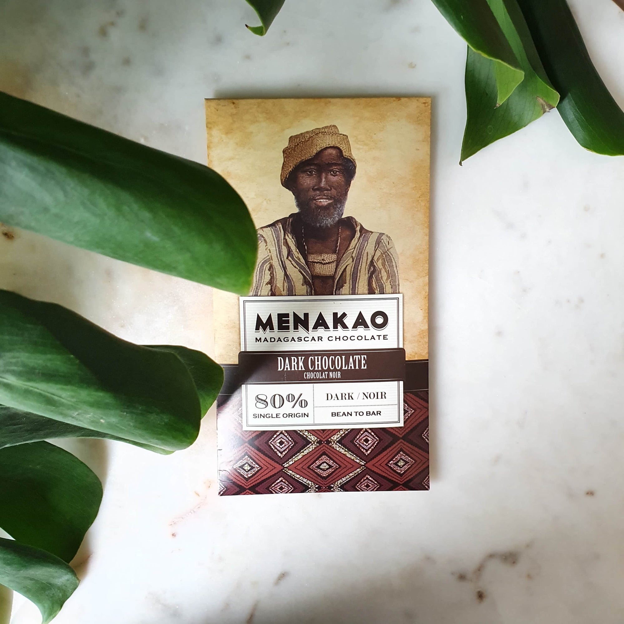 Menakao 80% de cacao d'origine Madagascar pure chocolate chocolat noir exception