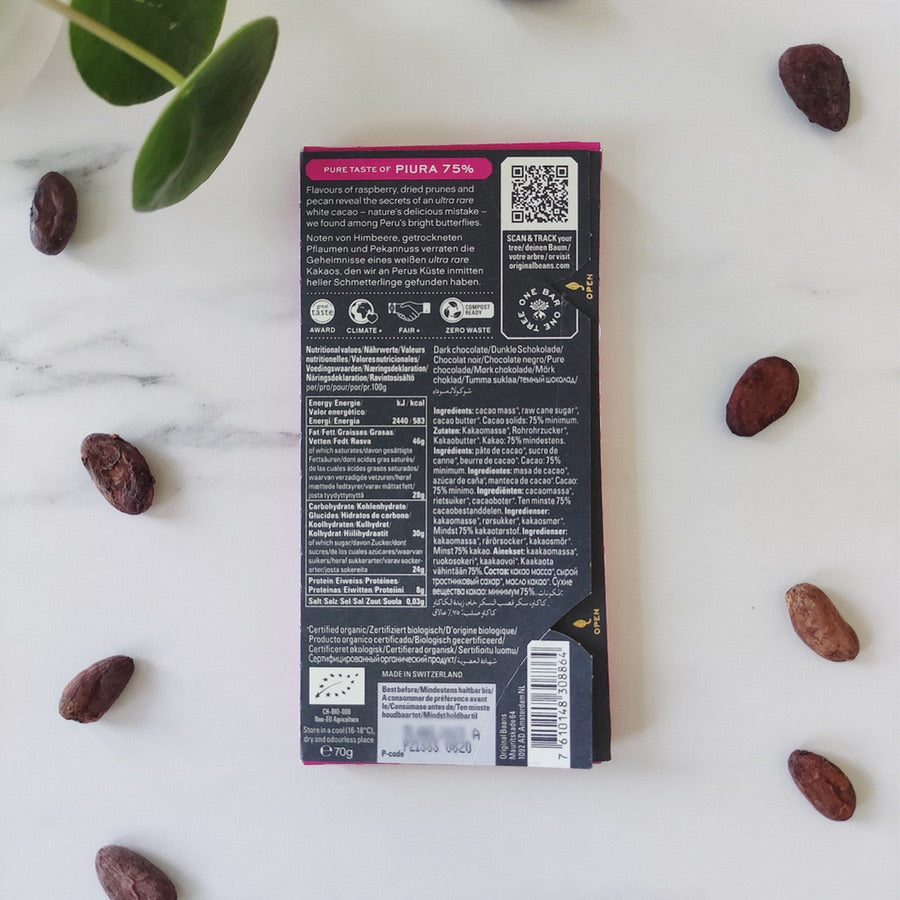 Coffret chocolat noir éveil des sens