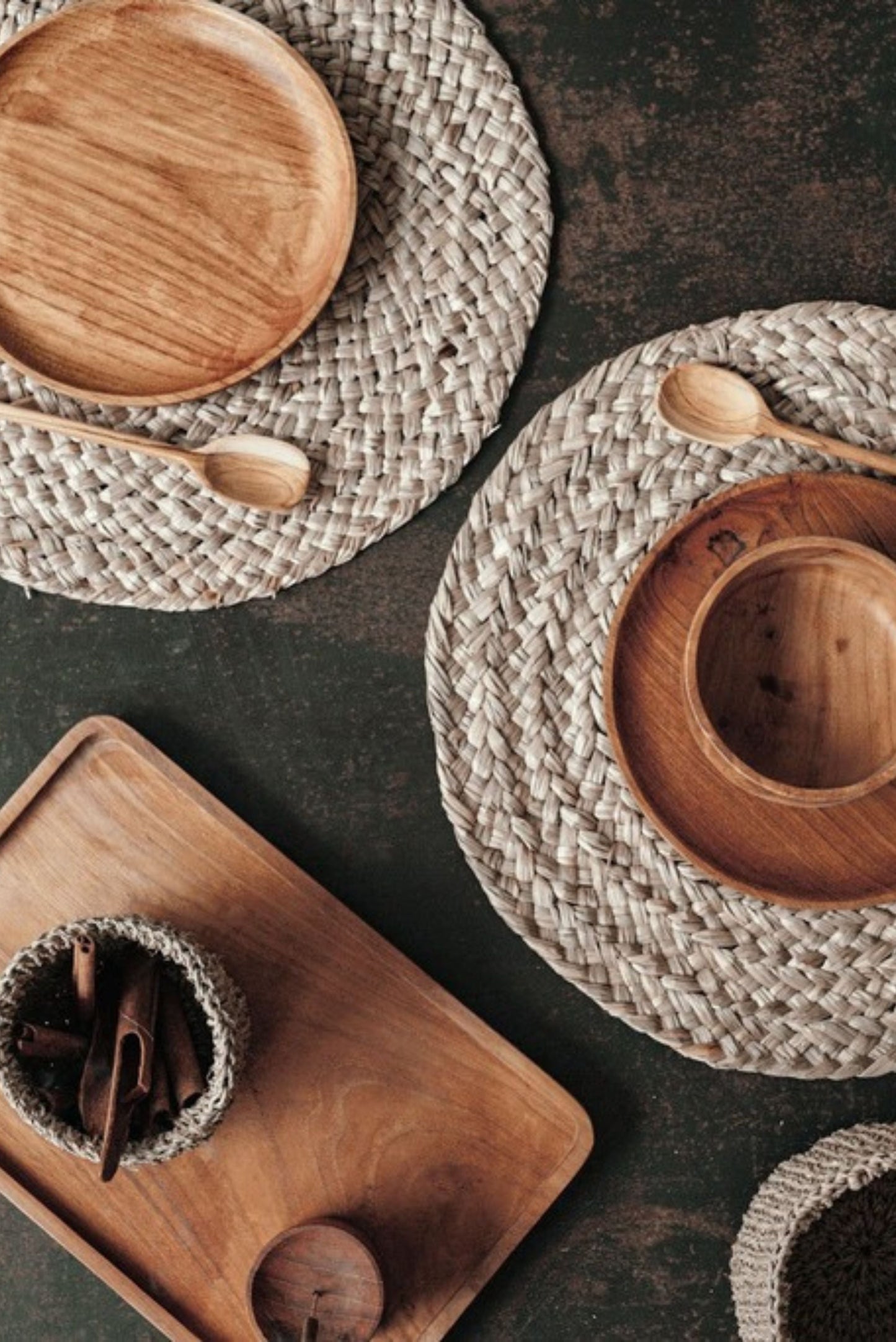 PLATEAU EN BOIS EXOTIQUE ~ MEJA