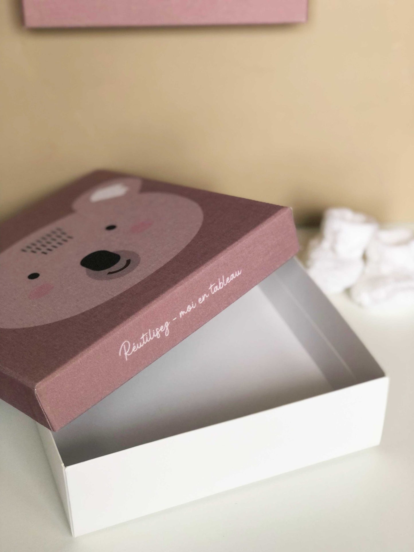 Coffret cadeau toile + Livre comptine - Koala