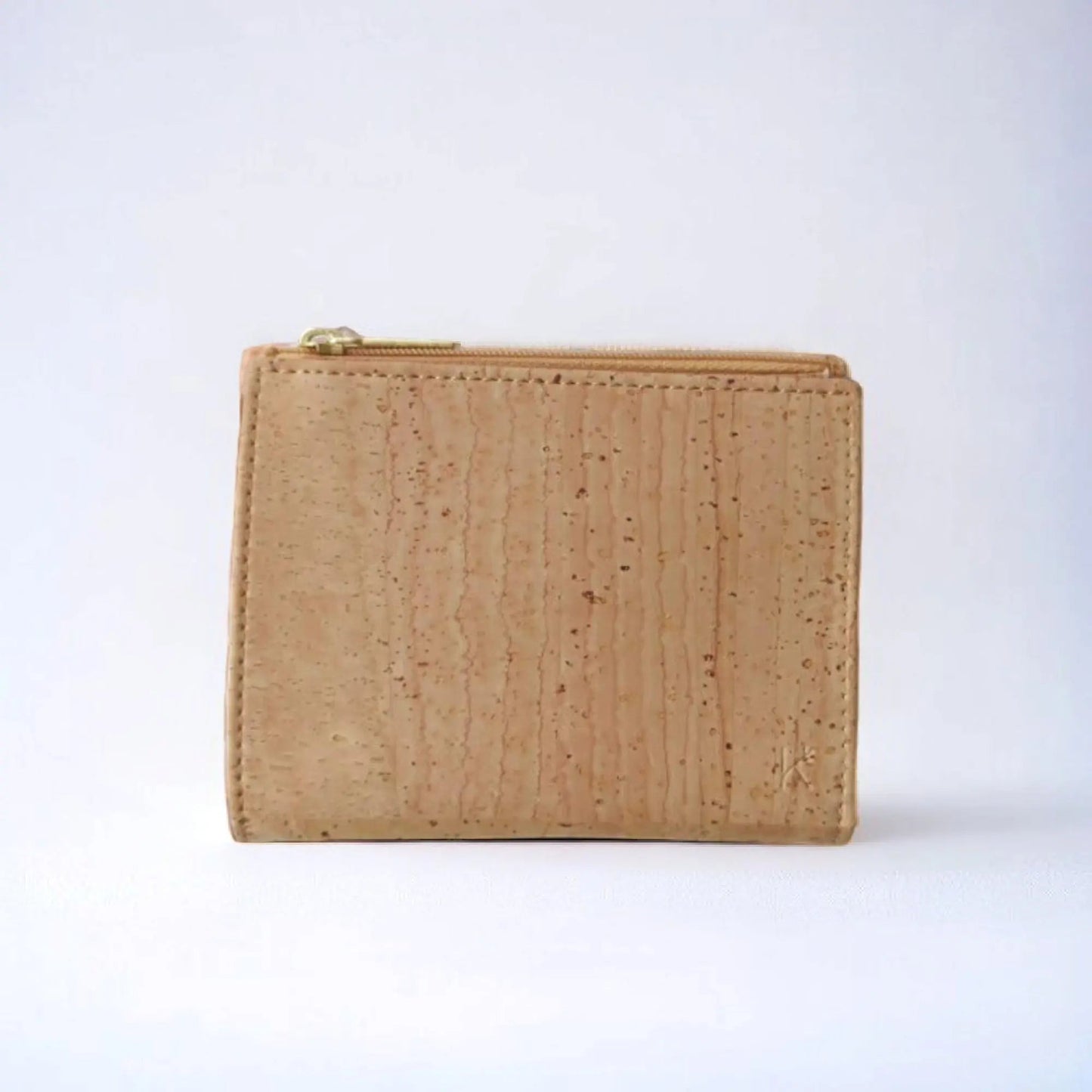 Petit porte-monnaie Lola en cuir de pomme ou liège Karmyliege