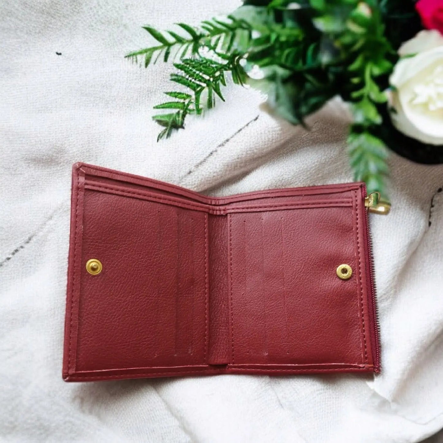 Petit porte-monnaie Lola en cuir de pomme ou liège Karmyliege