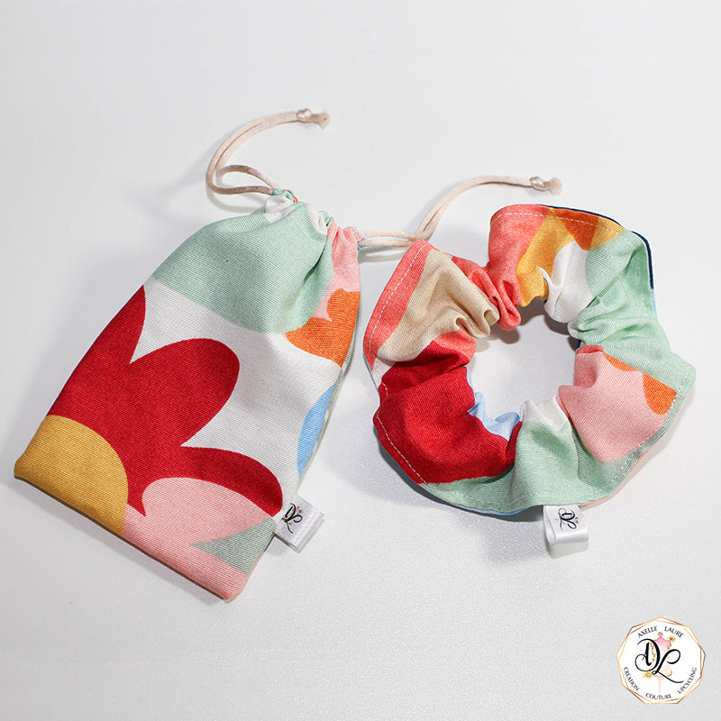 Chouchou Scrunchies Pivoine