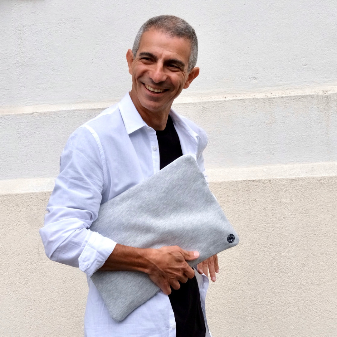 Pochette PC en coton bio | Fabriquée en France