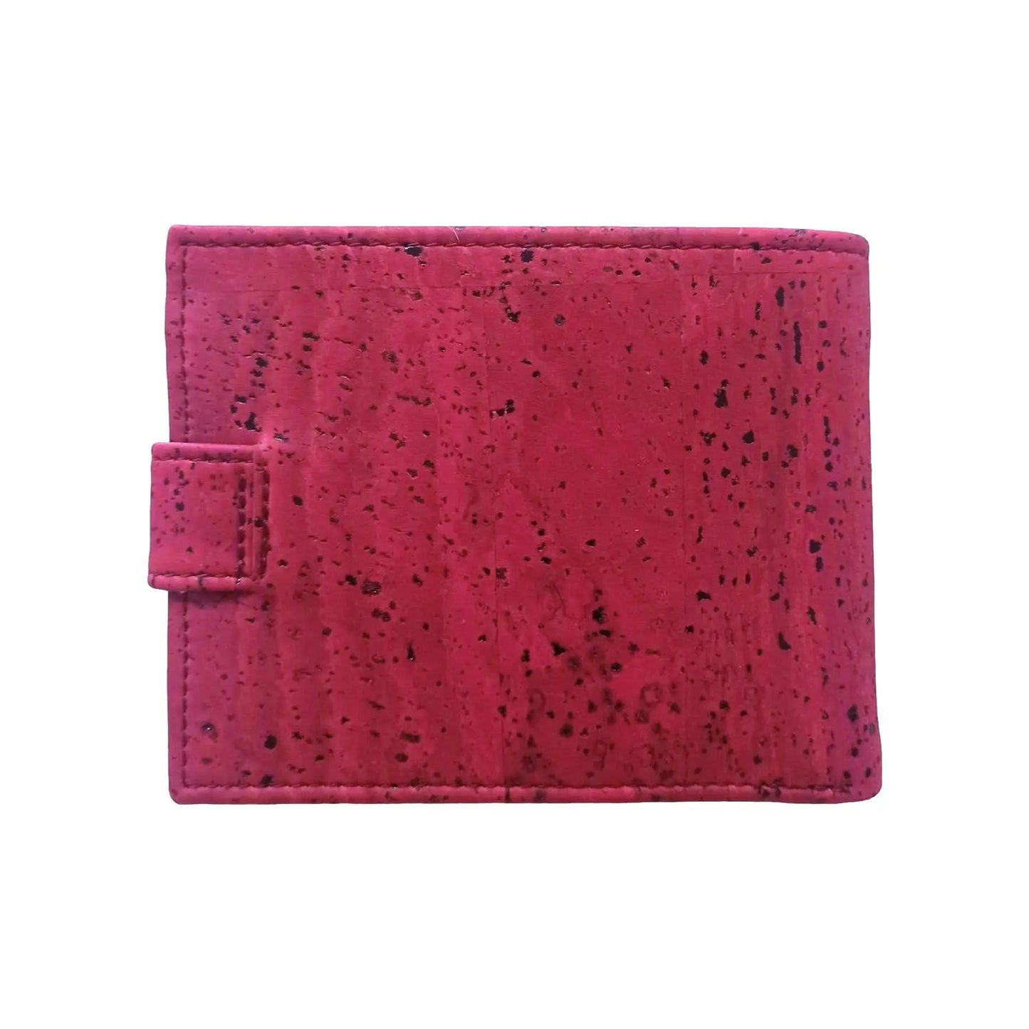 Portefeuille en liège avec zip, Roman bordeaux Karmyliege