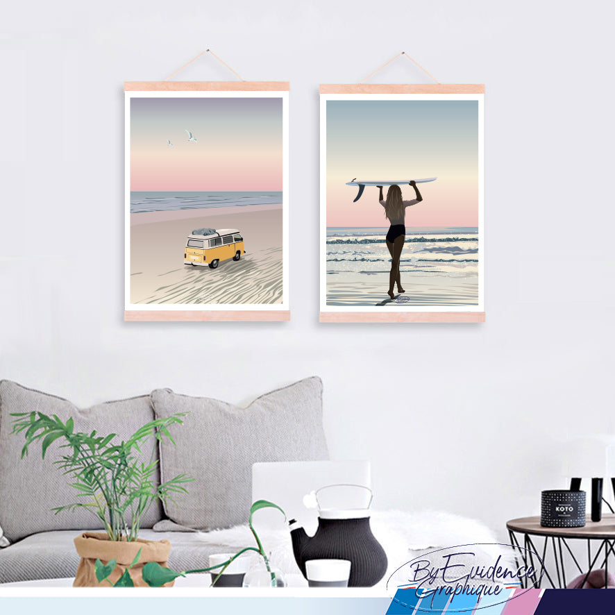 La surfeuse