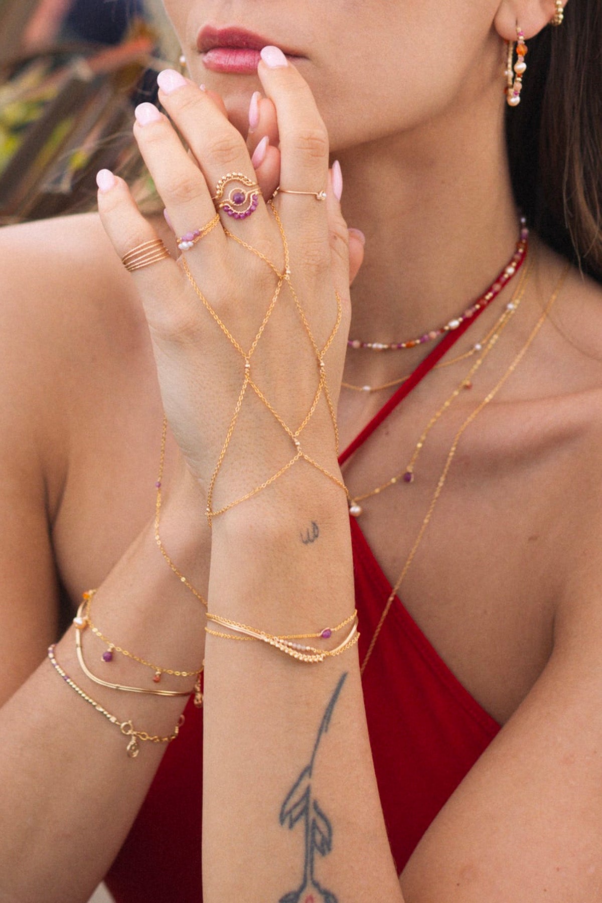 Bracelet Stella - Rubis