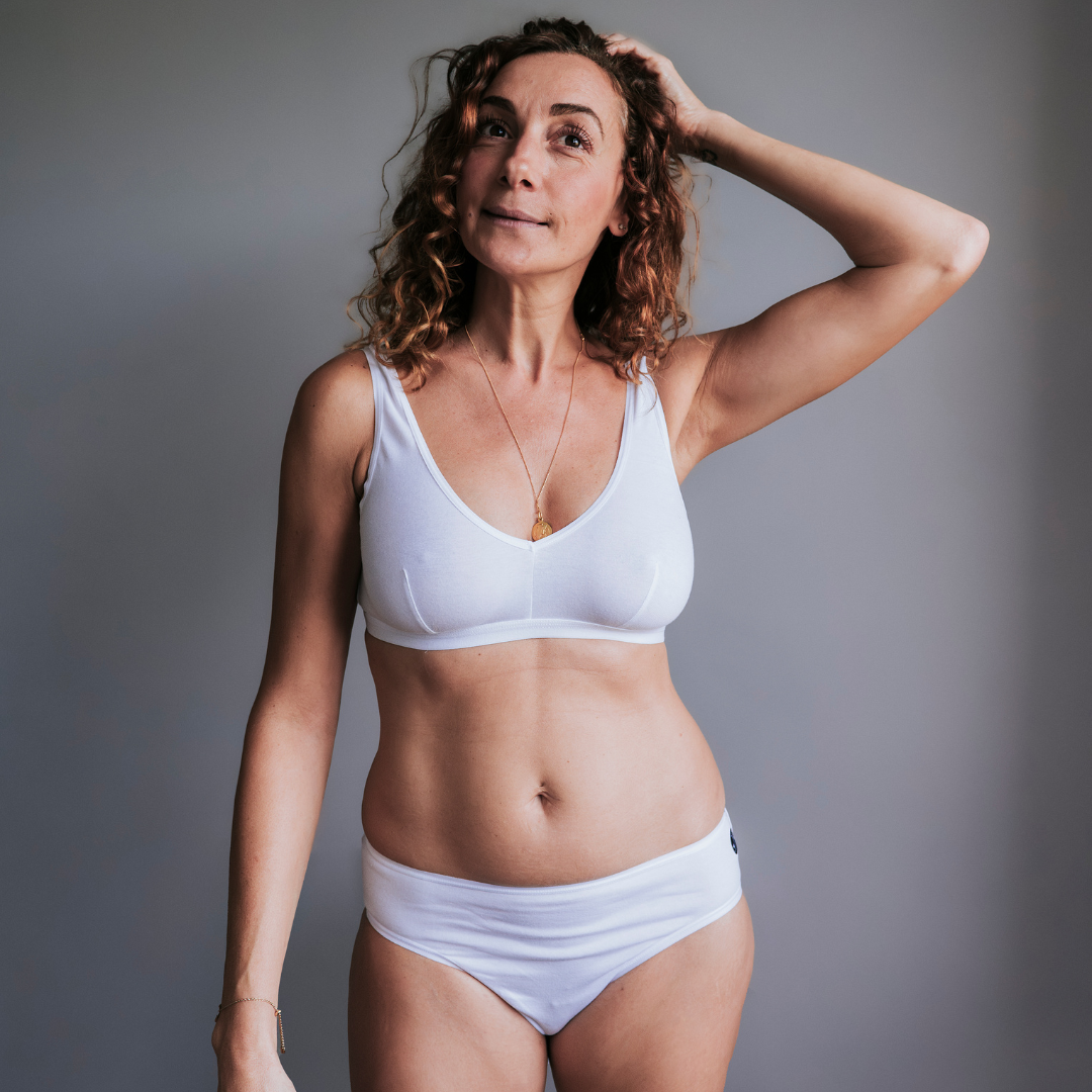 La brassière Manon française en coton bio