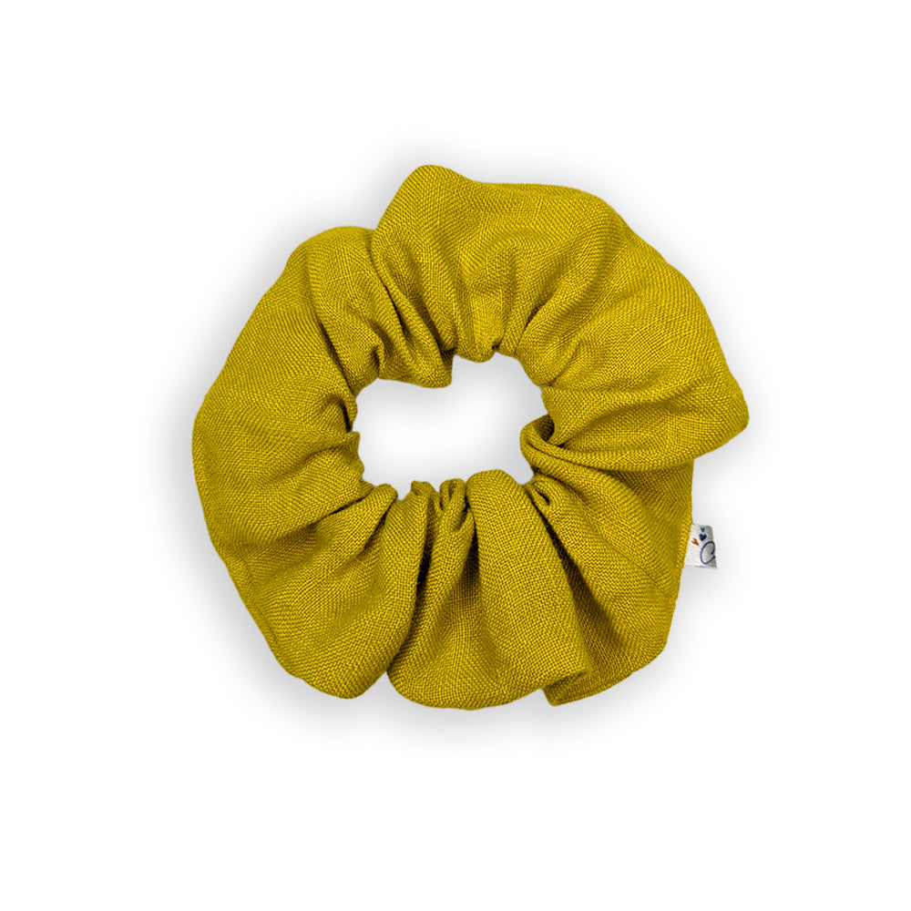 Chouchou lin spirant jaune moutarde