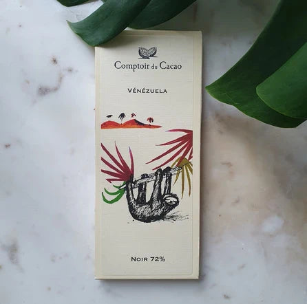 CDC 72% de cacao Vénézuela chocolat éthique chocolat français chocolat artisanal chocolaterie made in France chocolat du monde entier chocolat noir chocolat développement durable