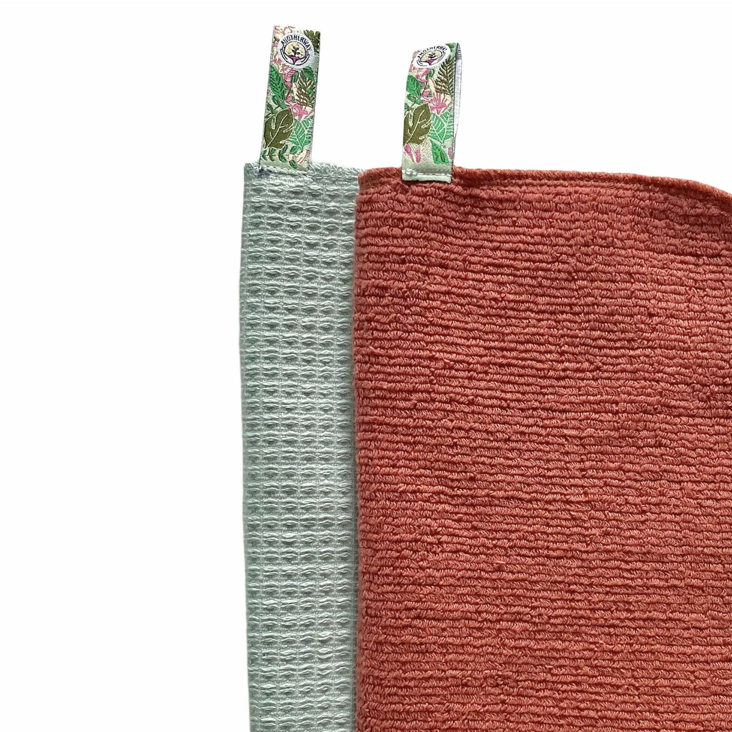 Lot de 2 chiffonnettes en coton bio