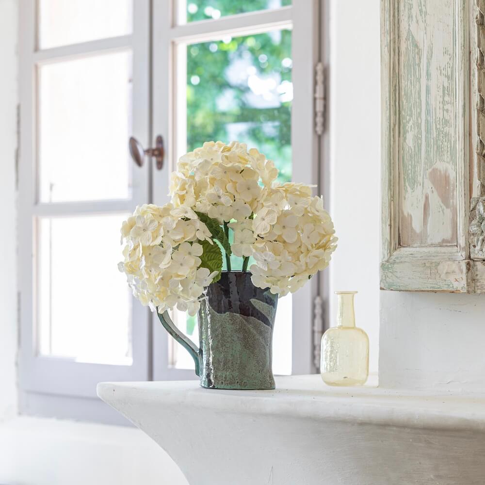 fleur-papier-flowrette-hortensia-creme