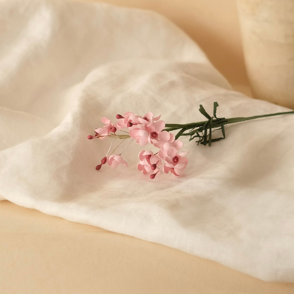 Wax en papier rose