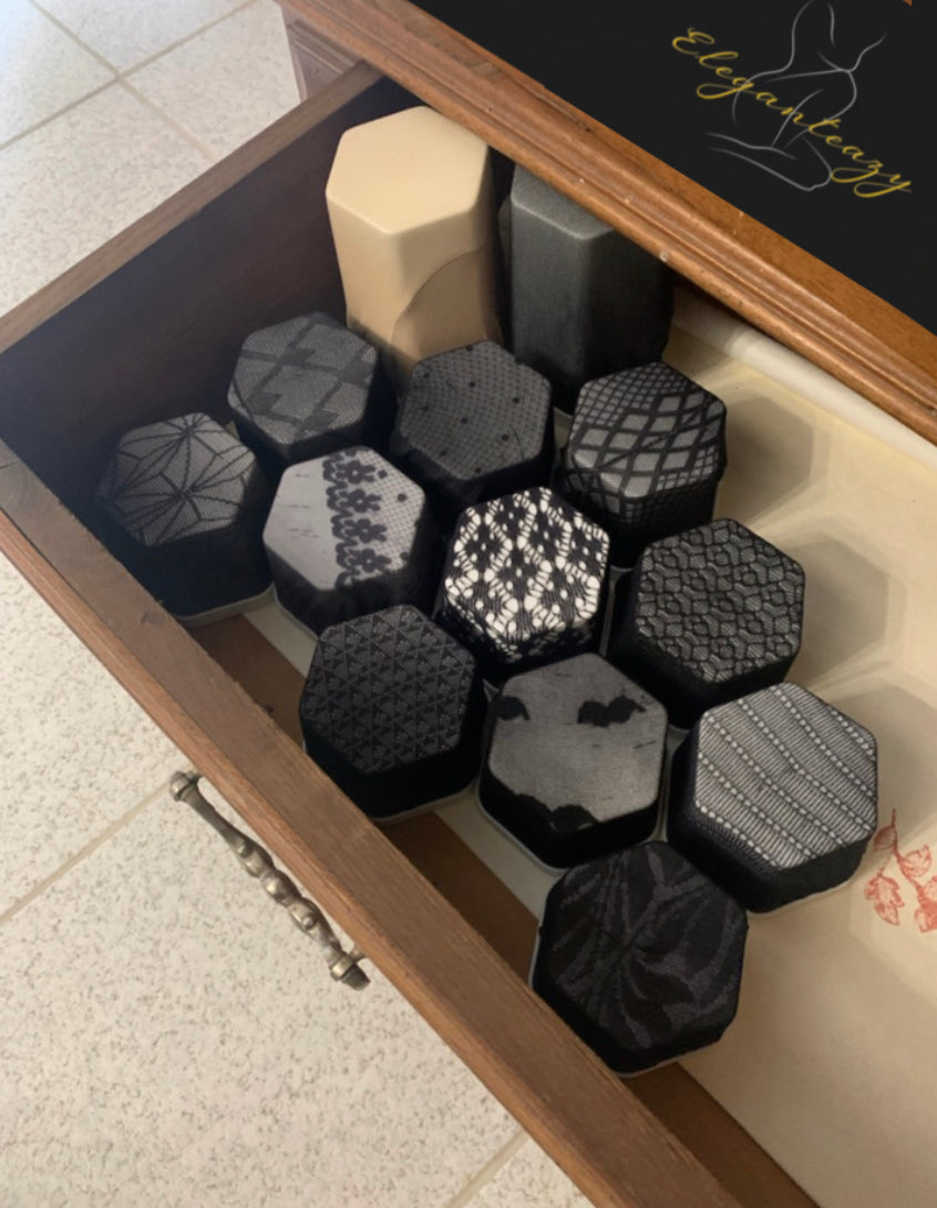 Coffret de 3 grands écrins Eleganteazy - vendu sans collant