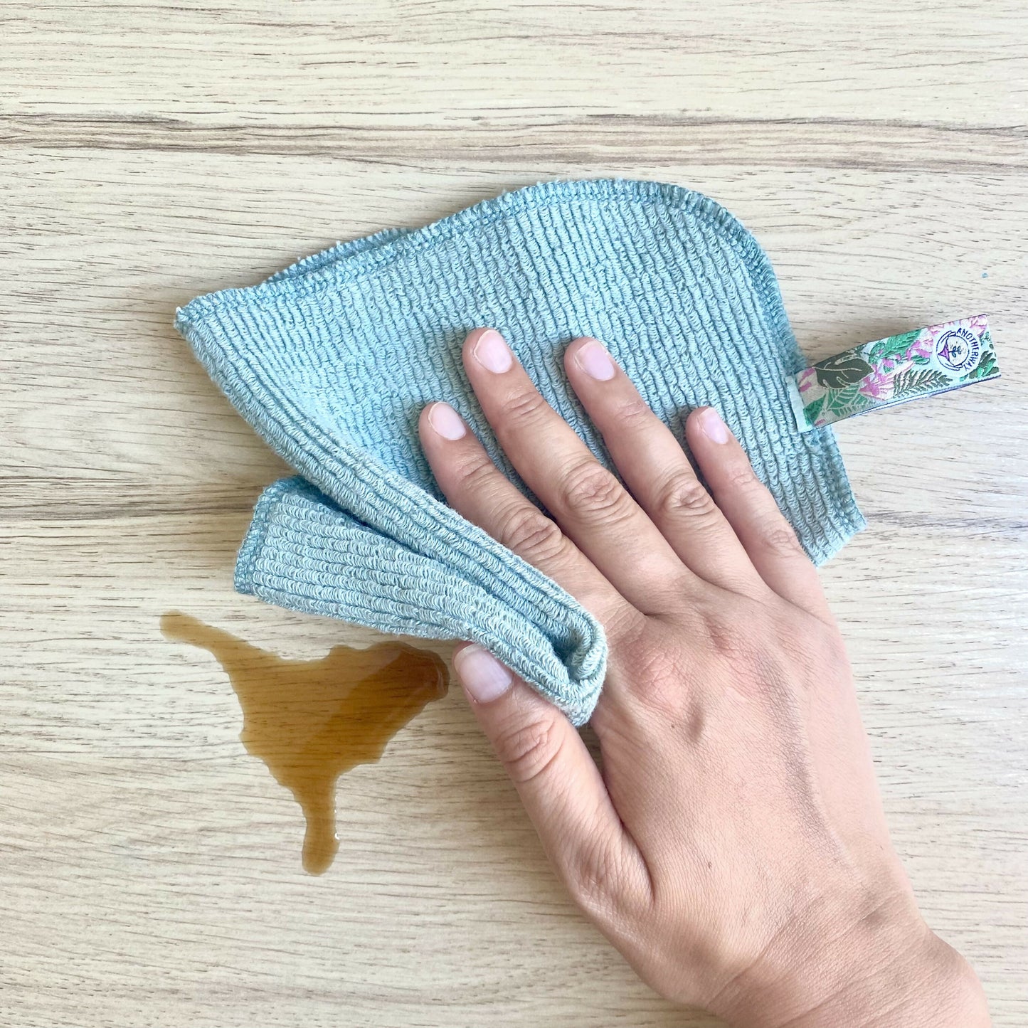 Lot de 2 chiffonnettes en coton bio