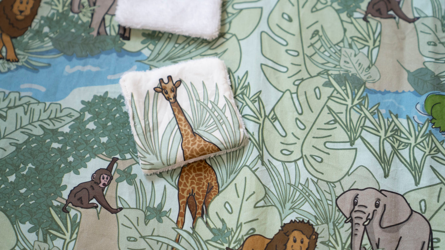 Mallette d'activités "Animaux de la jungle" nomade - BOUTON D'OR