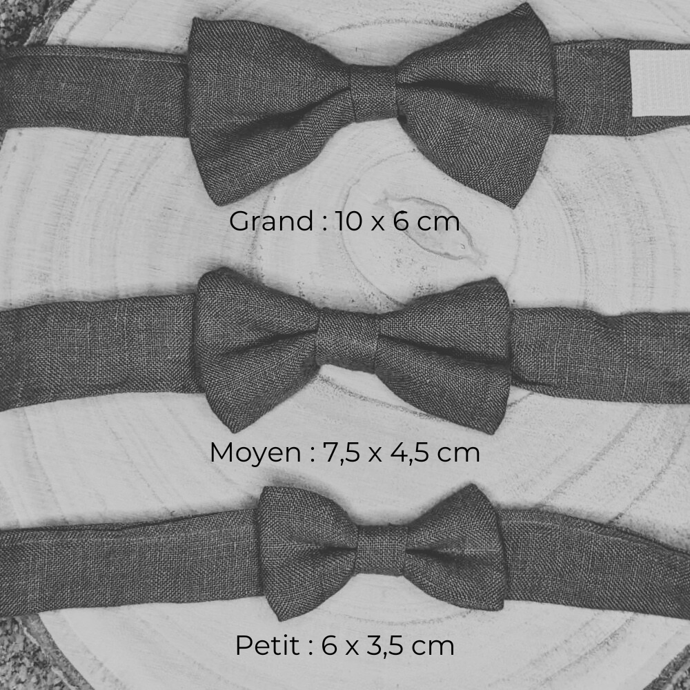 Noeud papillon enfant lin génieux bleu pétrole