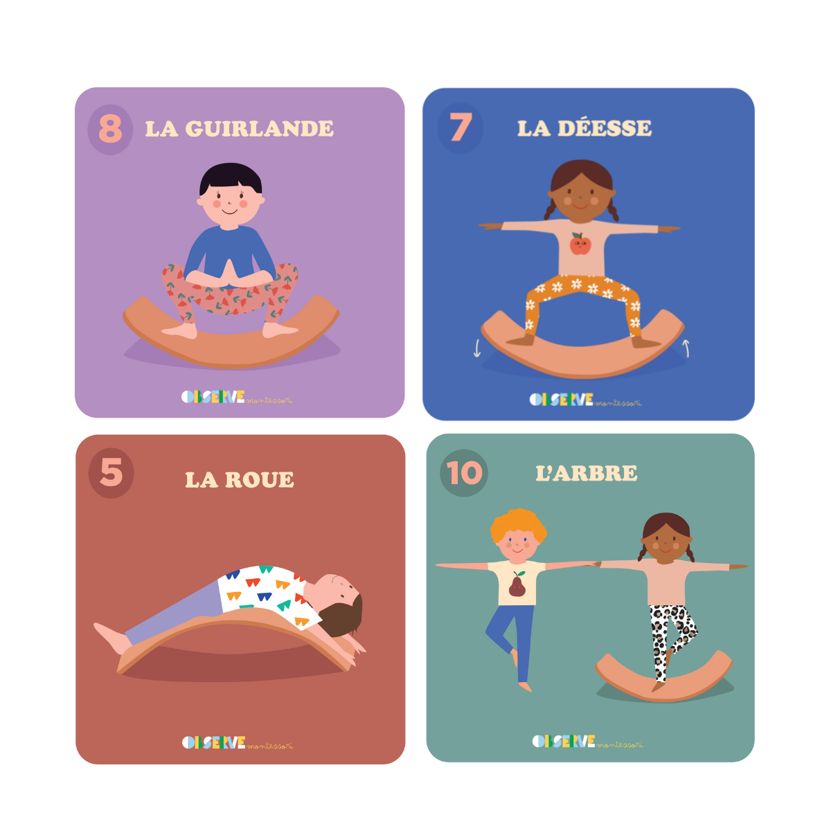 Posture de Yoga enfant