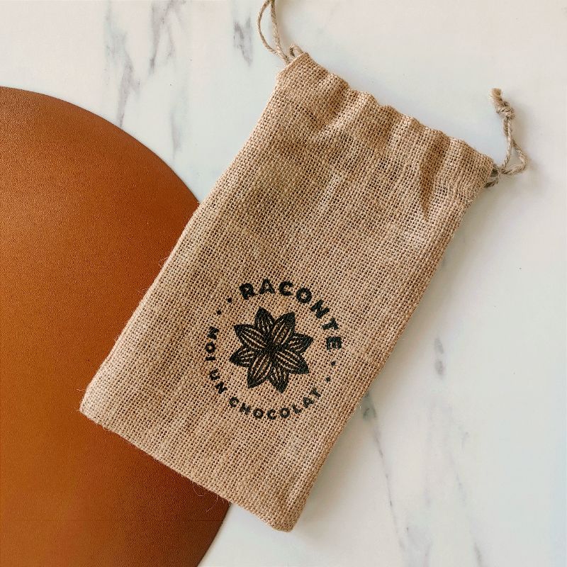 Pochon, Paquet cadeau écologique, Paquet cadeau naturel, fête des mères fête des grands-pères Fête des grands-mères Emballage écologique, Emballage toile de jute, Emballage original coffret chocolat personnalisé chocolat livraison chocolat offrir cadeau noël