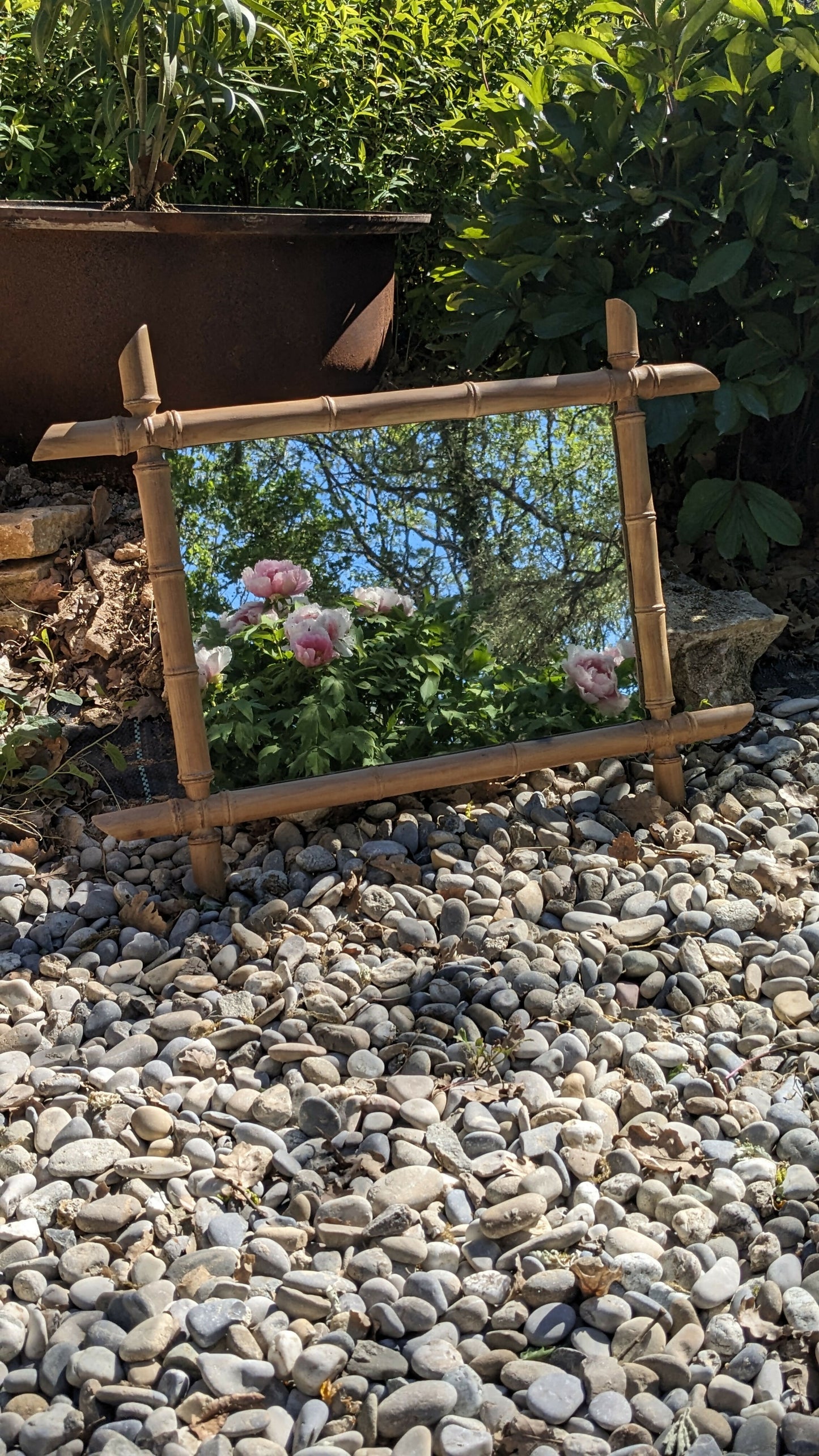 Miroir style bambou