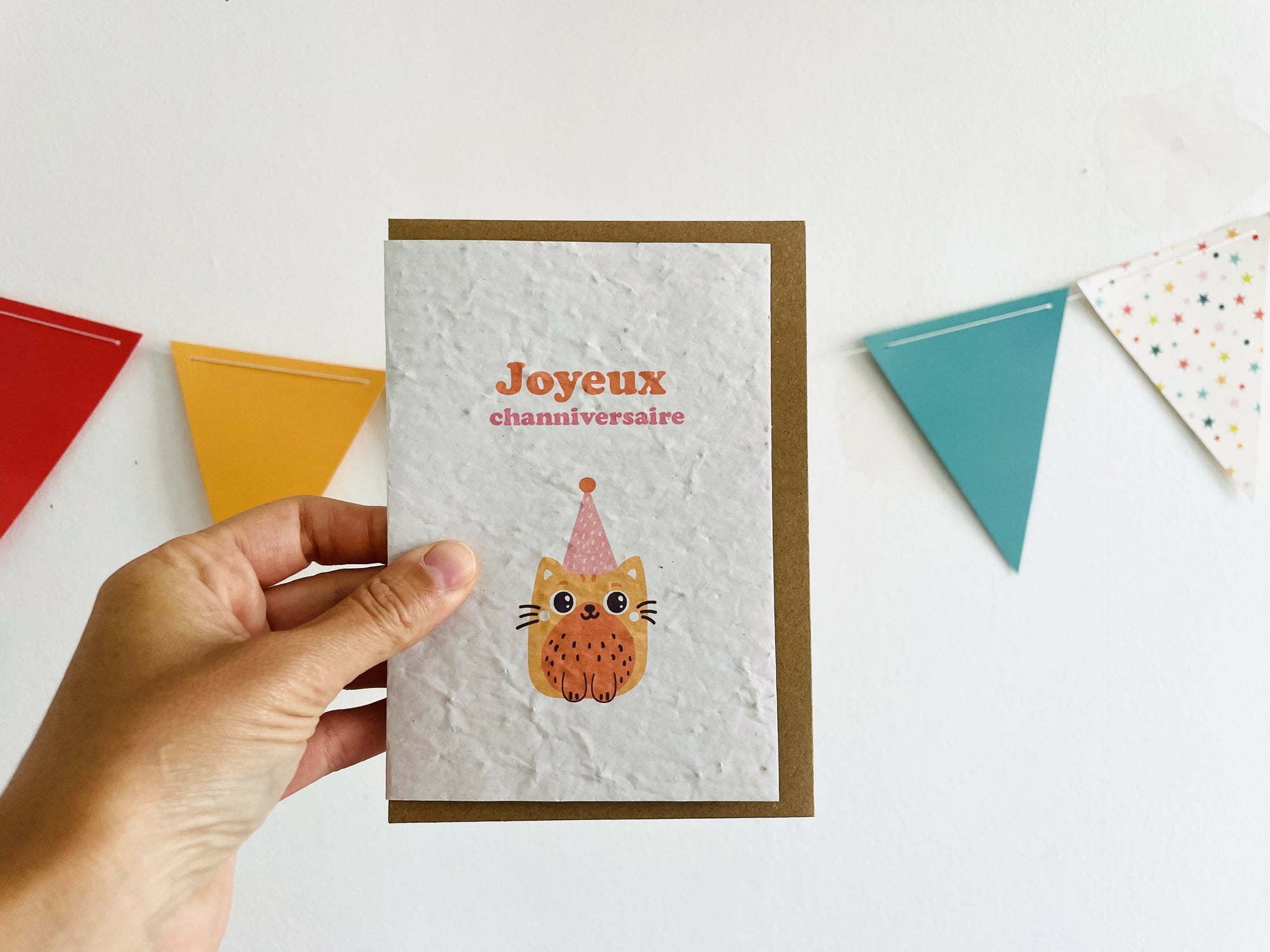 Carte à planter channiversaire
