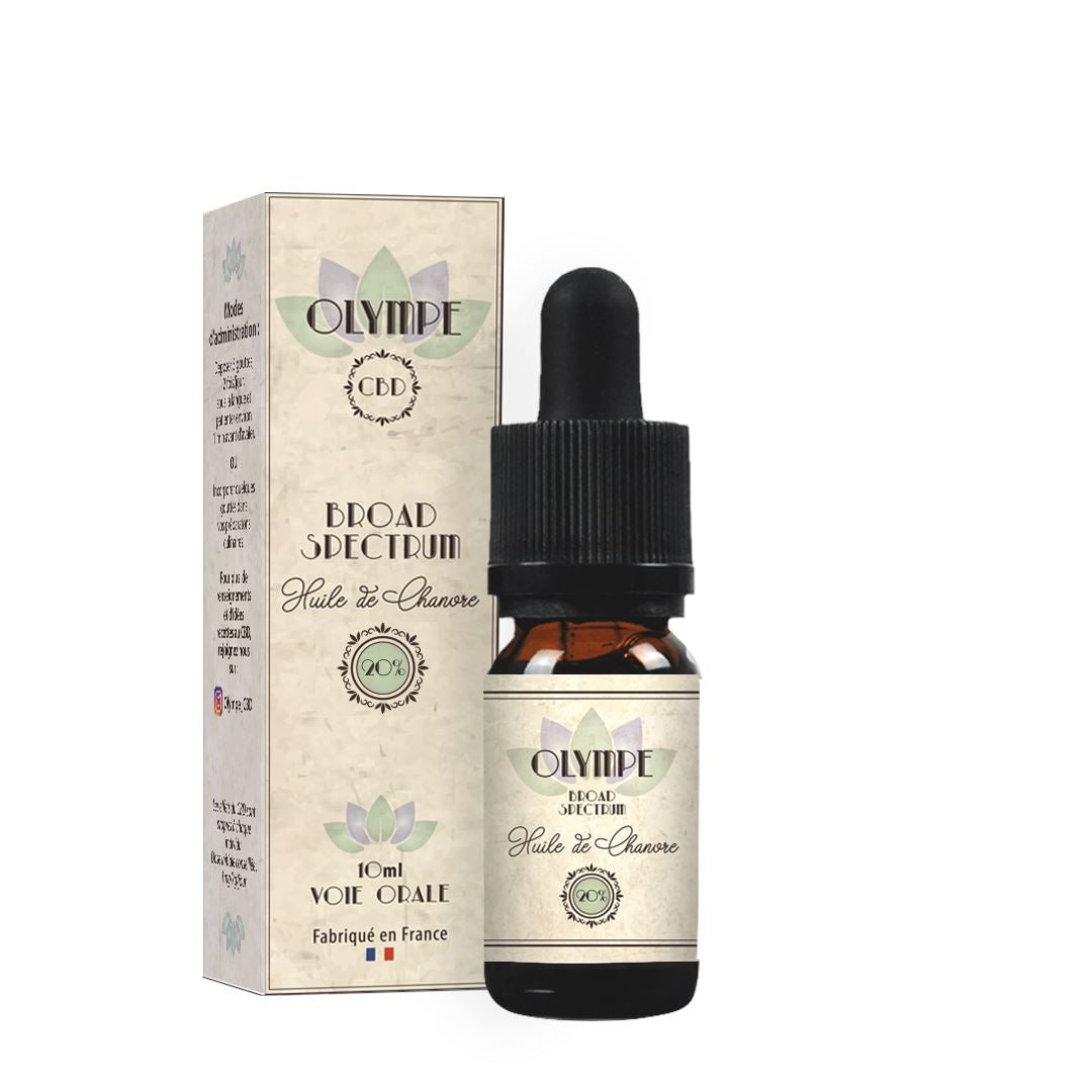 Huile de CBD Broad Spectrum au Chanvre bio