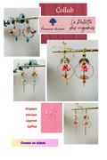 ORI-HDJ Boucles d'oreilles classiques collab