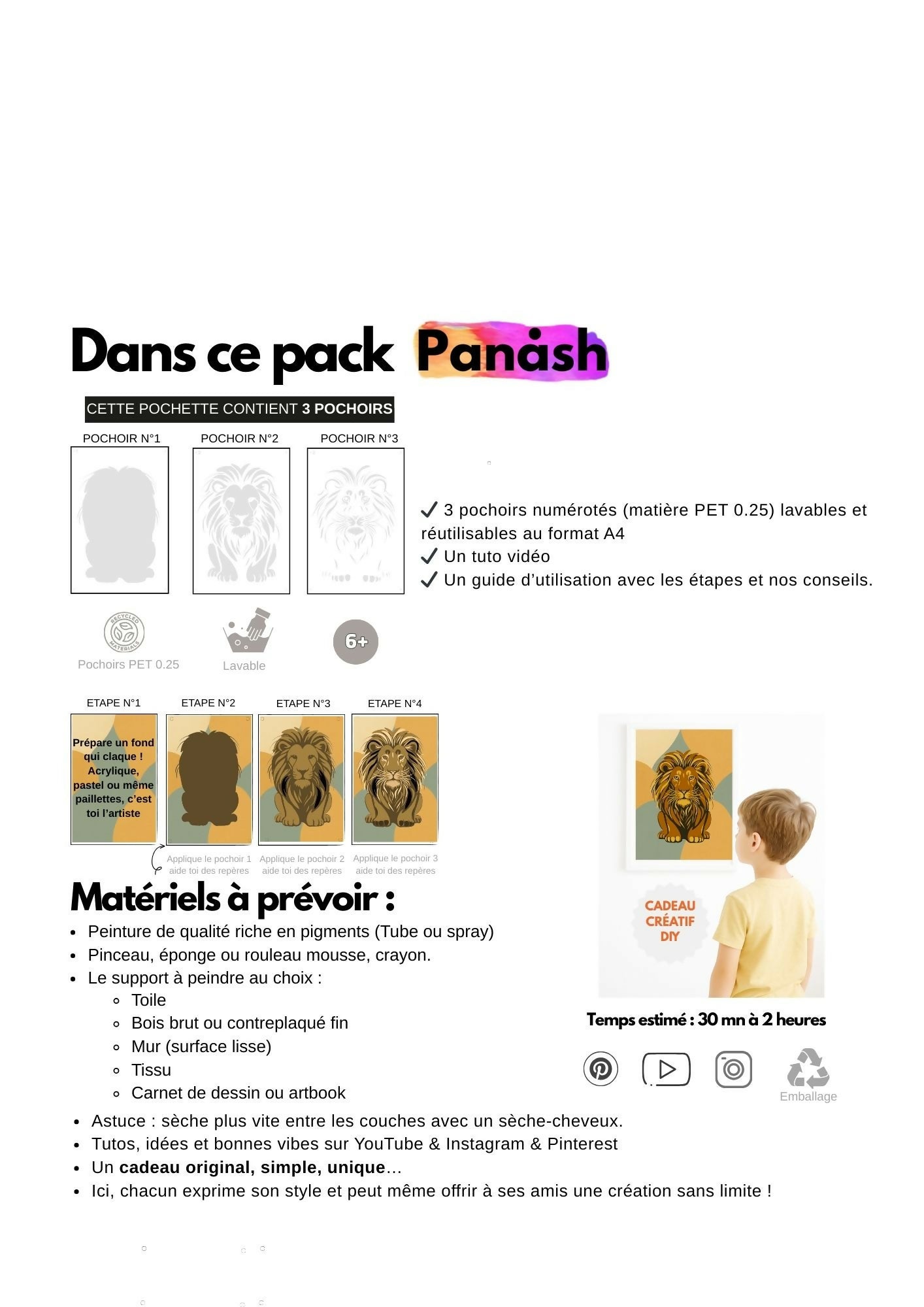 Lion A4 Verso