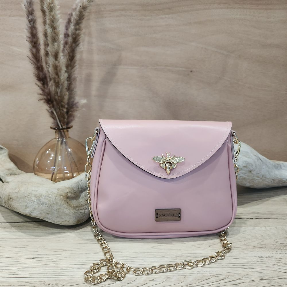 Sac Camélia en Apple Skin Rose