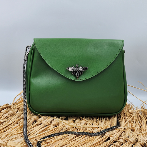 Sac Camélia en Apple skin Vert