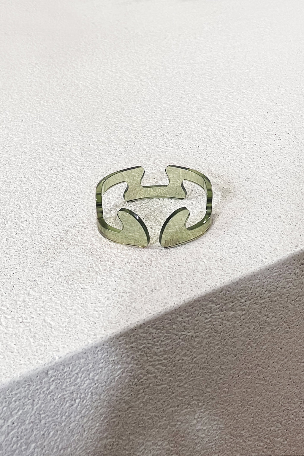 Bracelet vert bouteille
