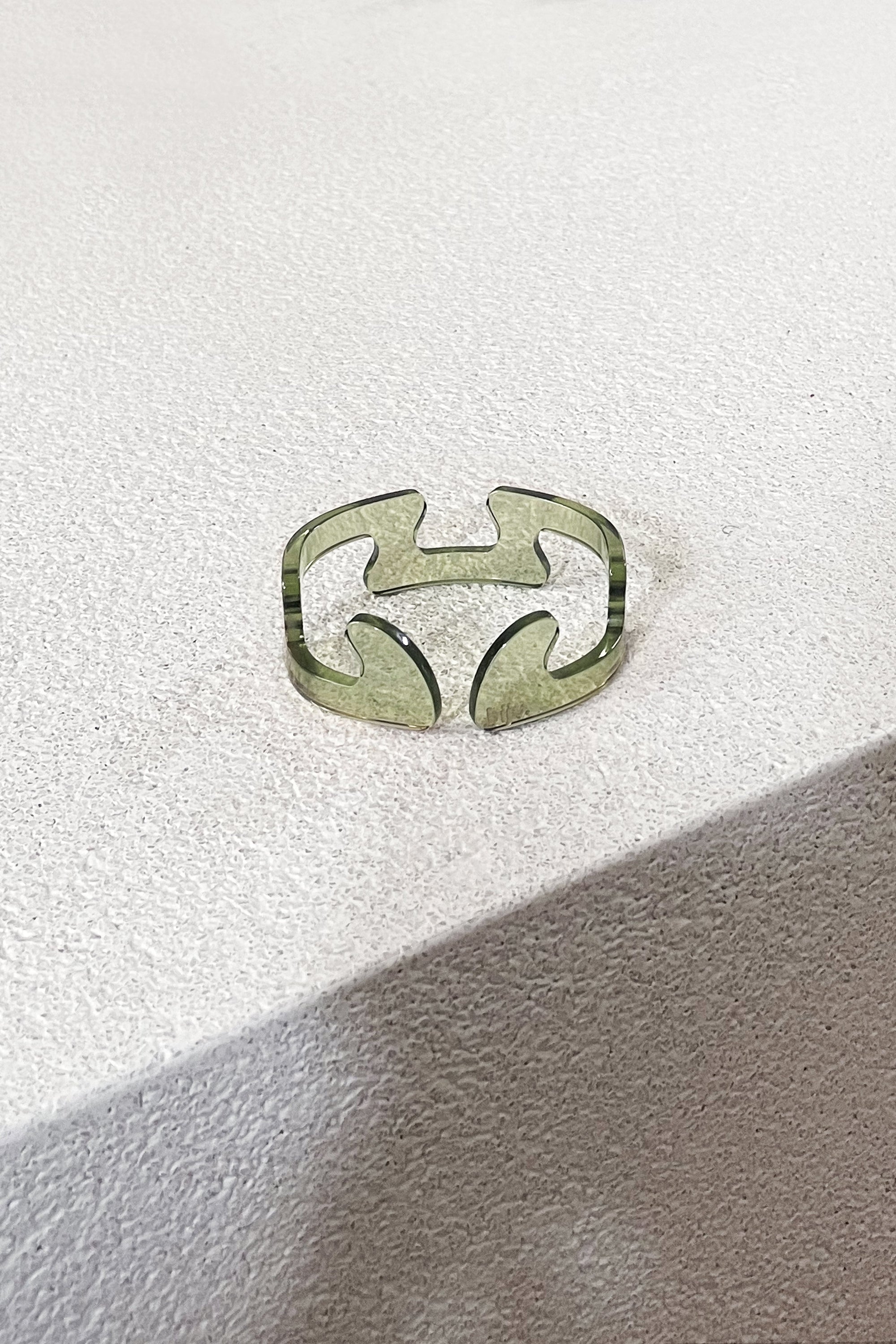 Bracelet vert bouteille