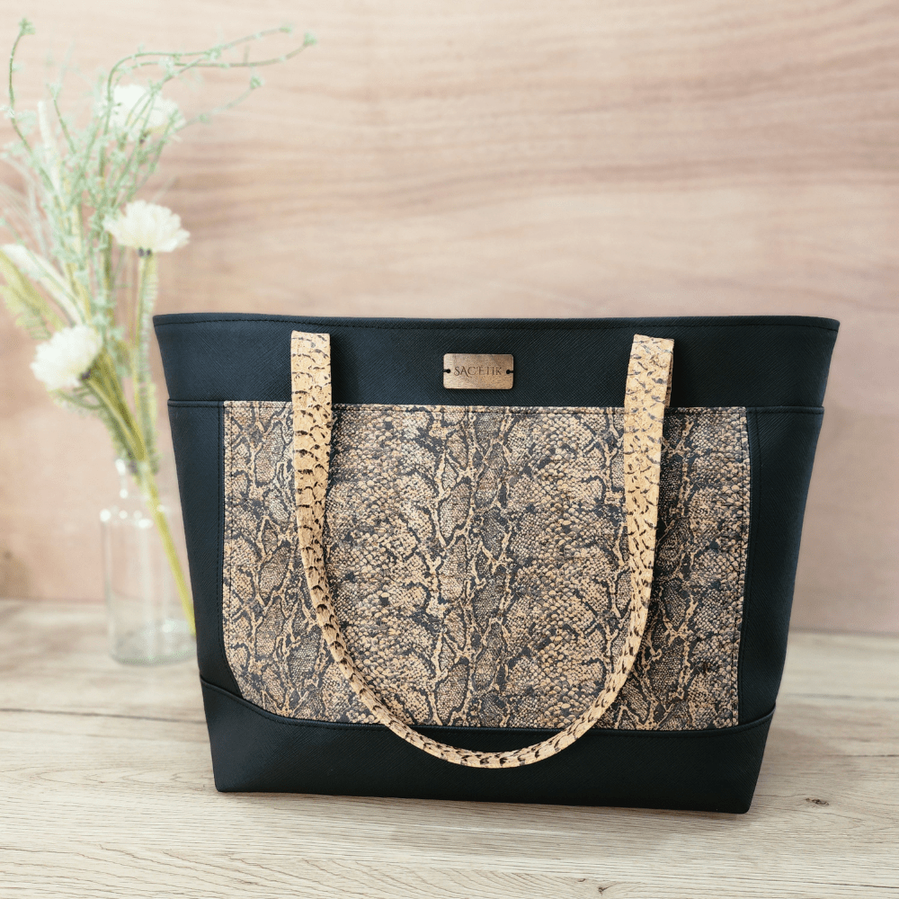 Sac Jasmin en Apple Skin et Liège