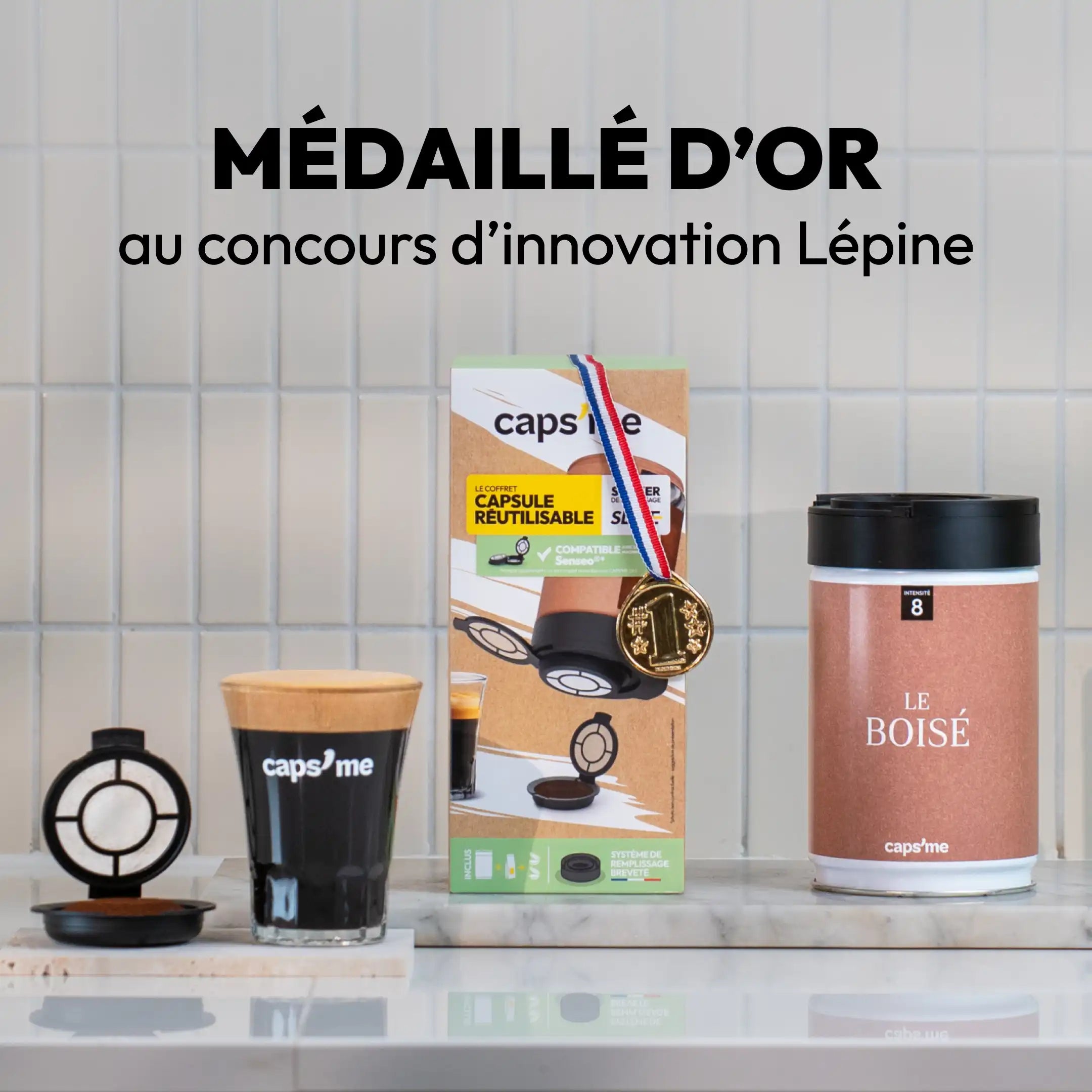 Coffret capsules de café compatible Senseo®*