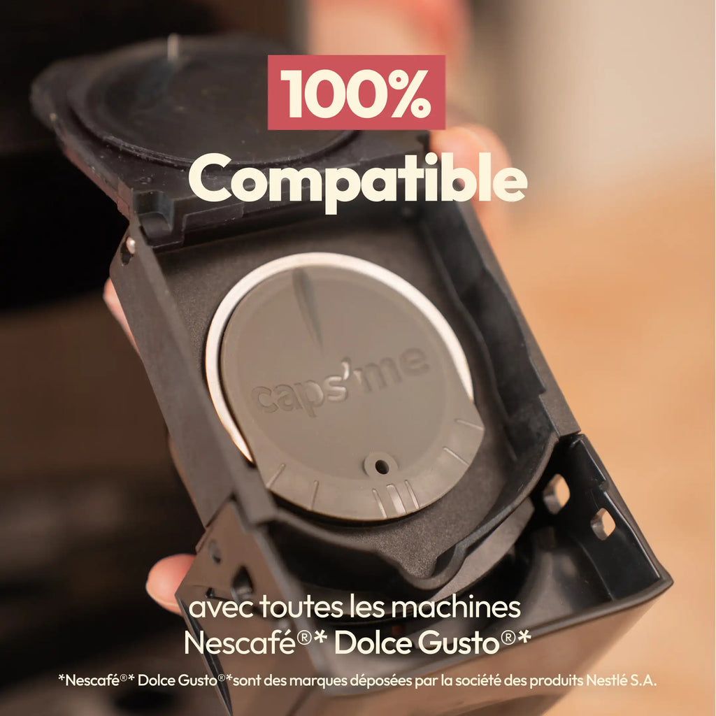 Caps'me reusable & refillable capsule compatible with Nescafé® Dolce Gusto®