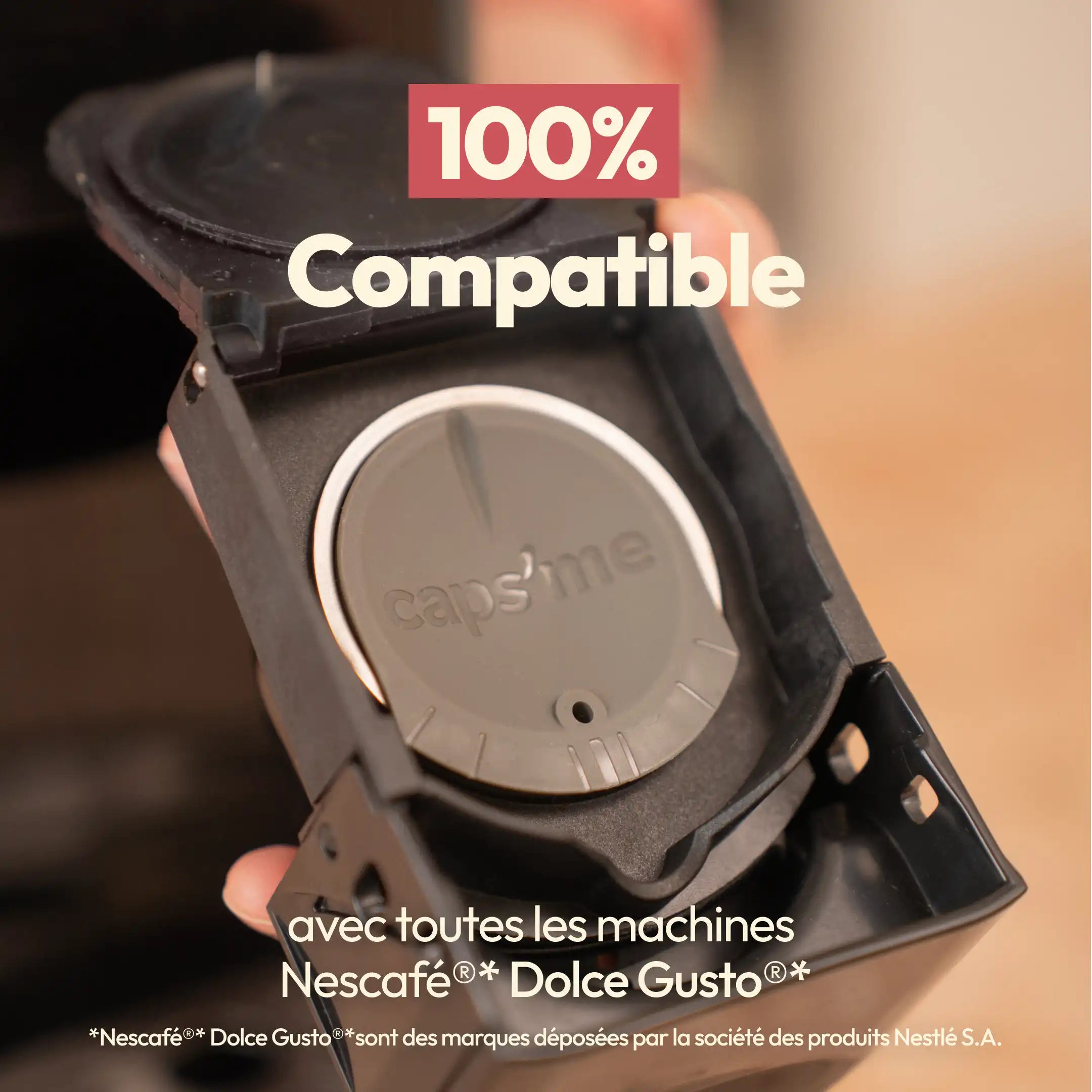 Caps'me reusable & refillable capsule compatible with Nescafé® Dolce Gusto®
