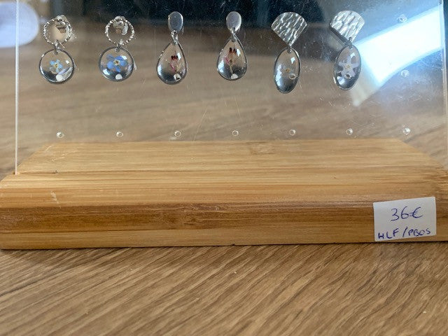 ref : HLF/PBOS - Petites boucles d'oreilles simples