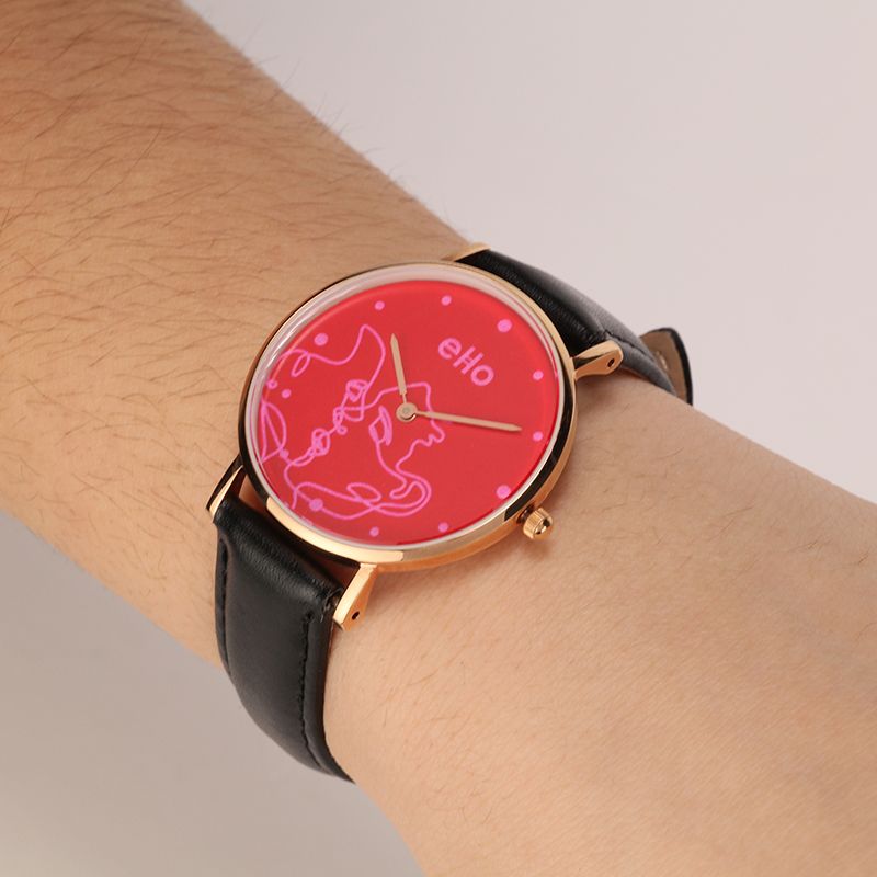 Montre Noire L'Amour