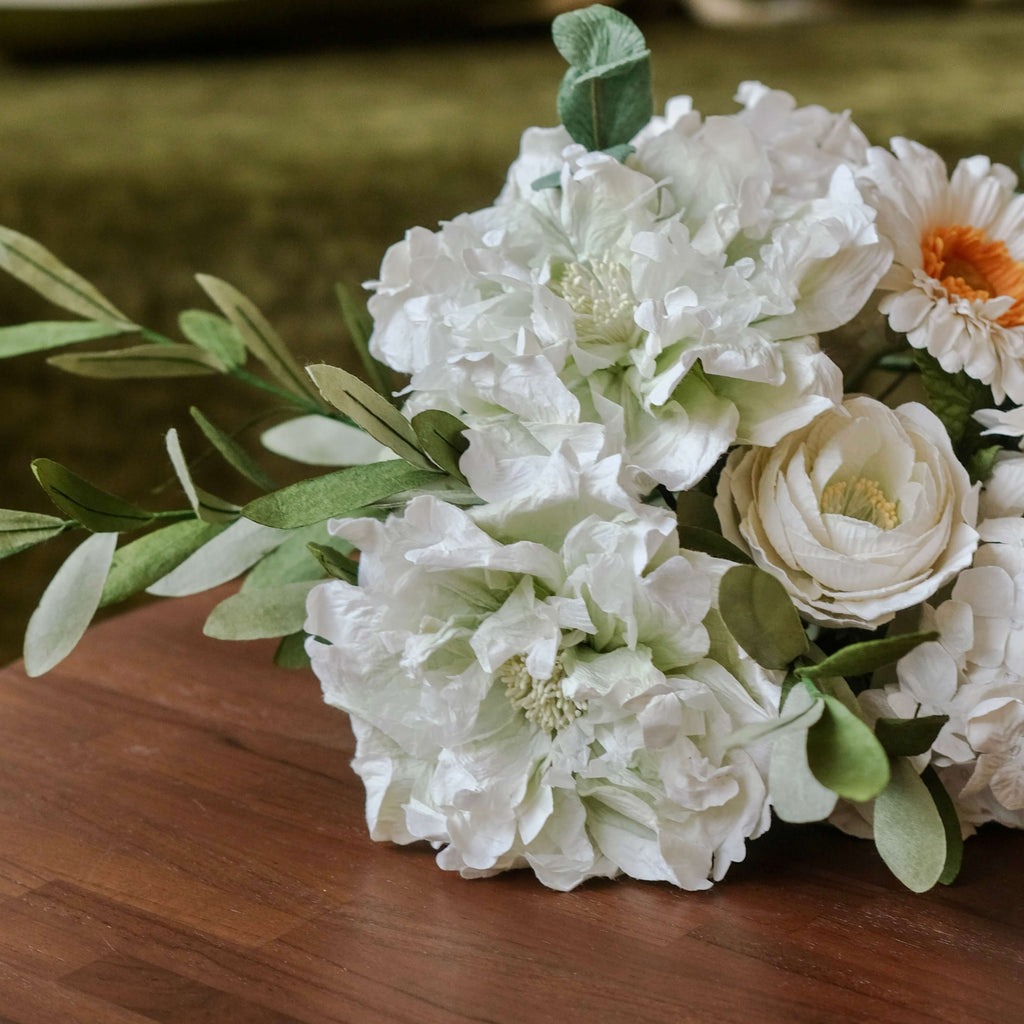 Bouquet fleurs en papier Alma