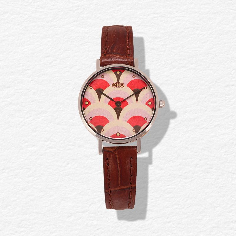 Montre Rose Alvéoles