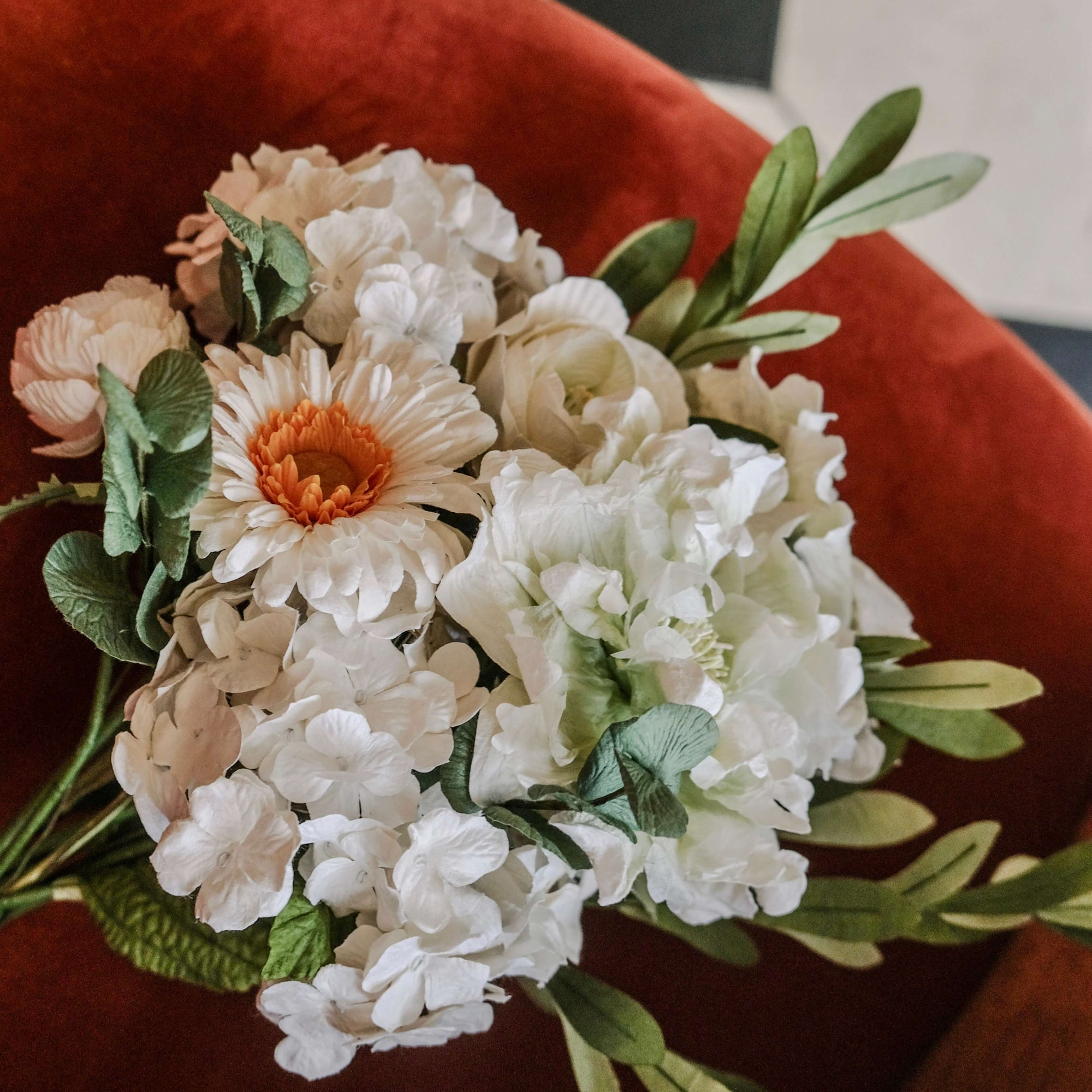 Bouquet fleurs en papier Alma
