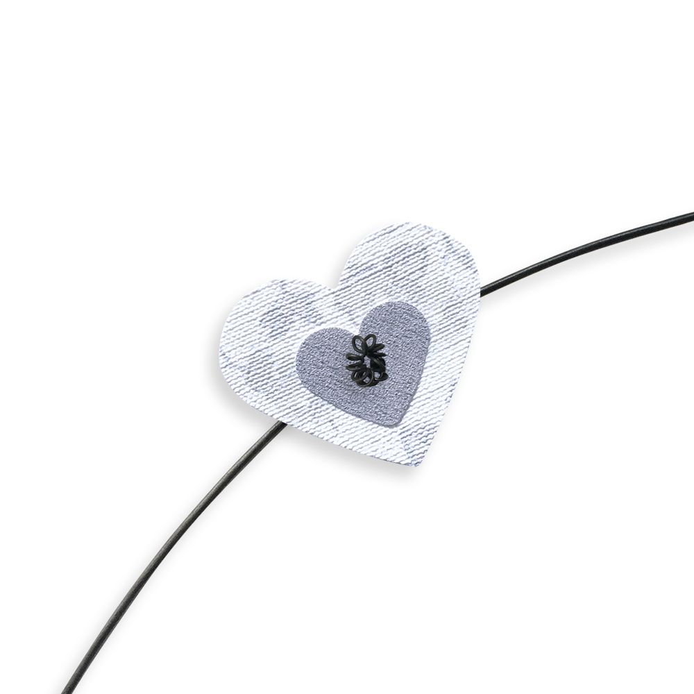Prénom Marceau en fil de fer - Chat blanc - Bijoux de mur