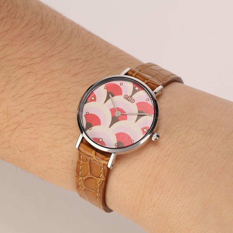 Montre Rose Alvéoles