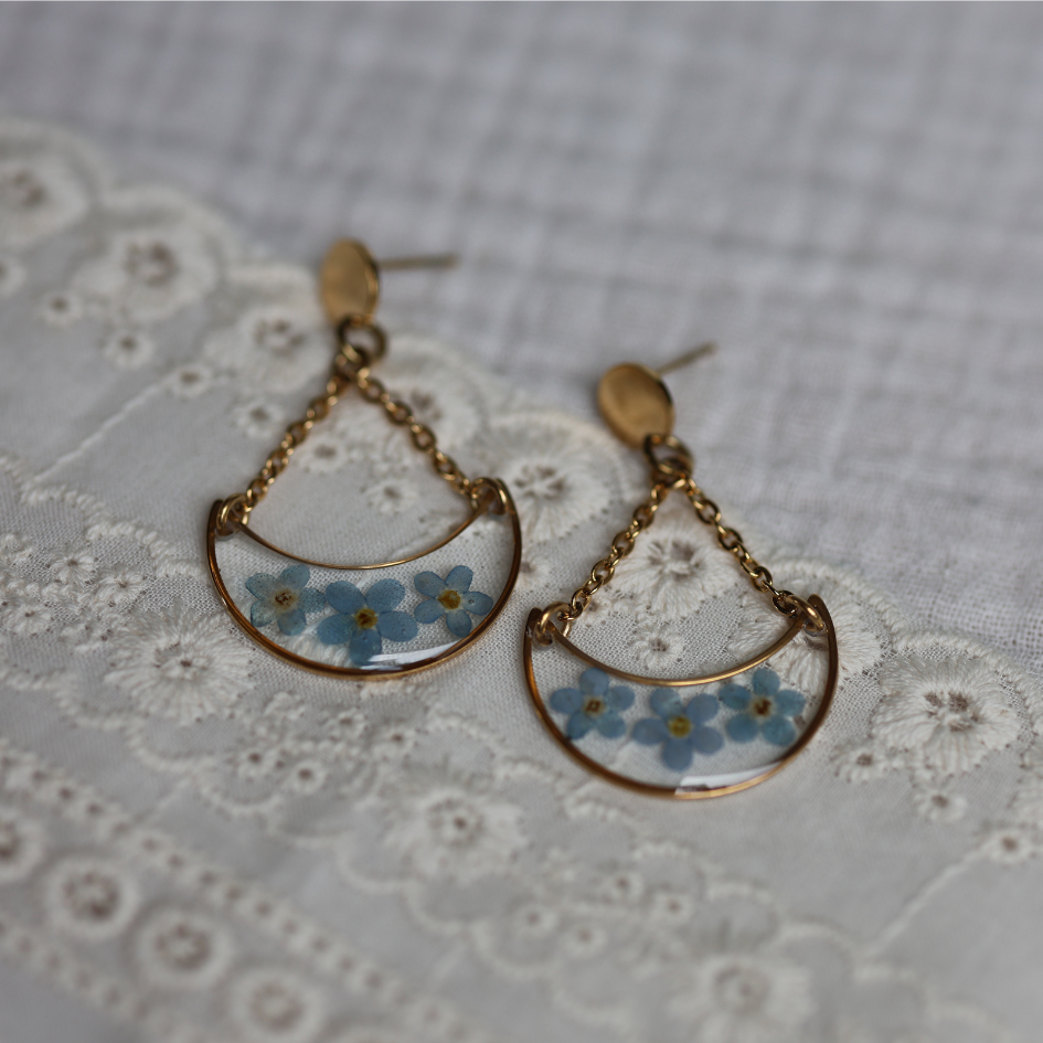 Boucles d’oreilles Lunille
