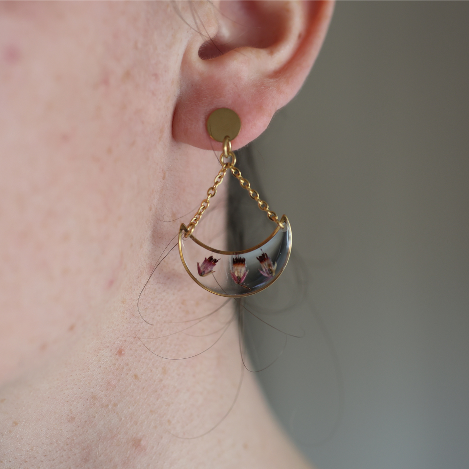Boucles d’oreilles Lunille