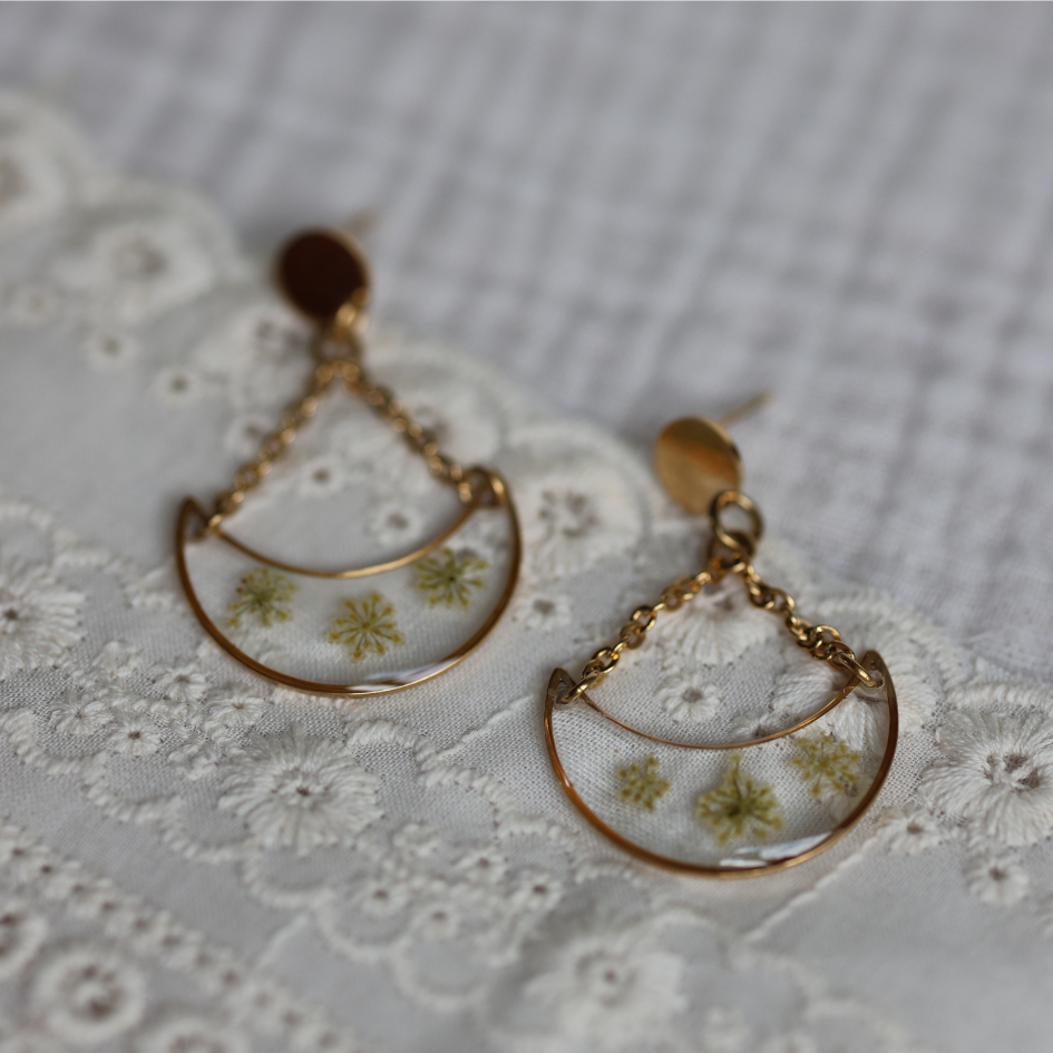 Boucles d’oreilles Lunille