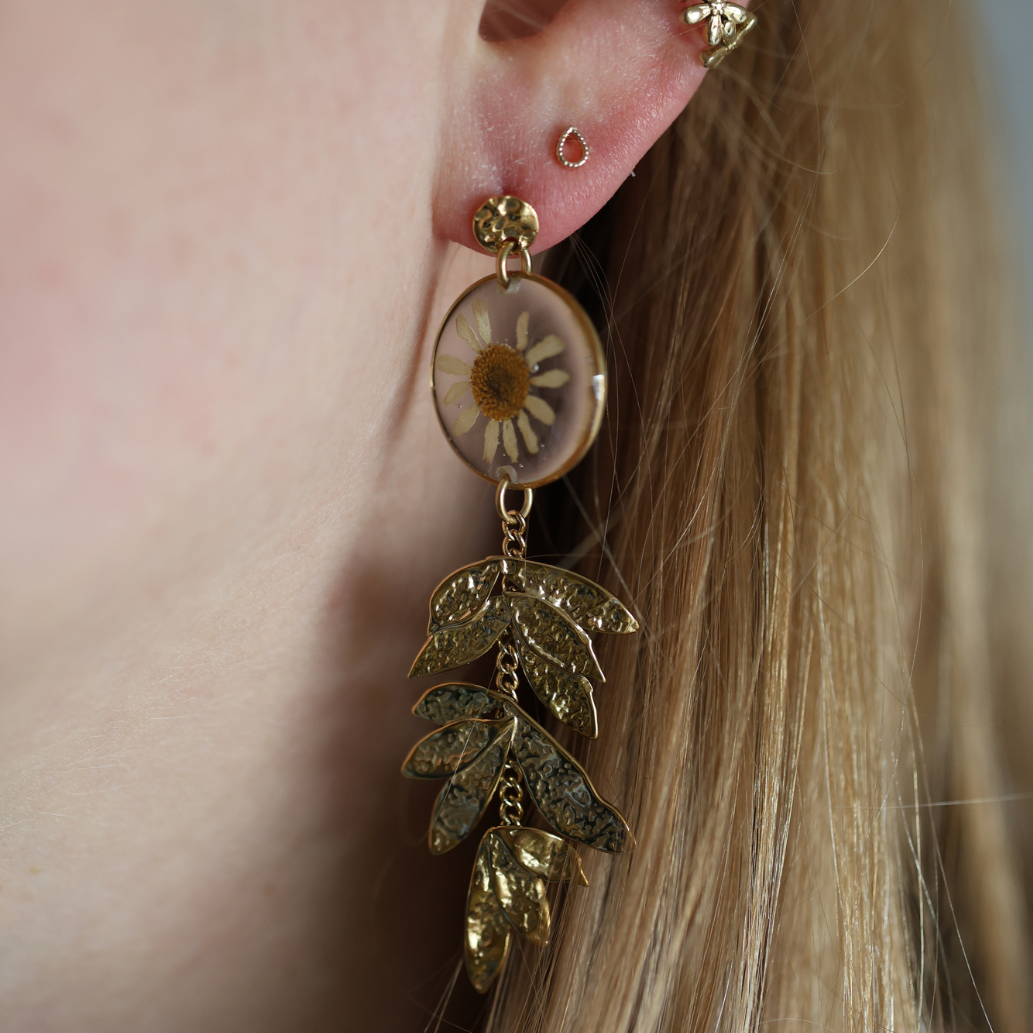 Précommande : Boucles d'oreilles Agapanthe