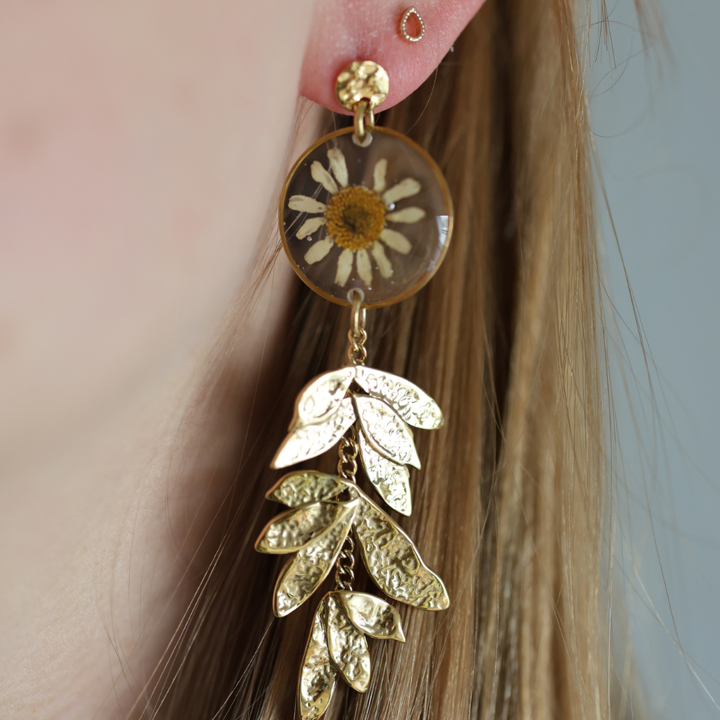 Précommande : Boucles d'oreilles Agapanthe