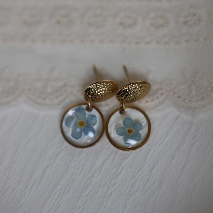 Boucles d'oreilles Sézarine